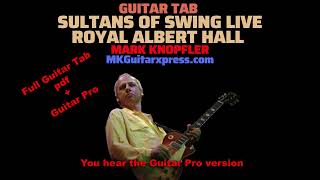 Guitar Tab - Sultans of swing Live Royal Albert Hall - Mark Knopfler