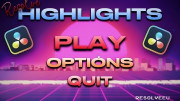 How to make the *BEST* RETRO INTRO in Davinci Resolve | FREE TEMPLATE