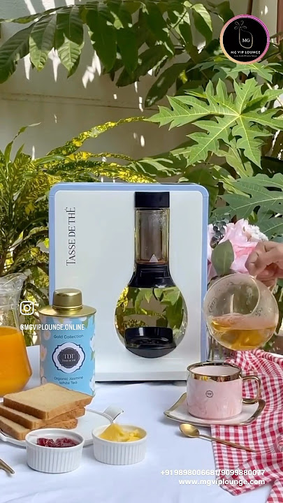 Tea Maker by TASSE DE THÉ |  TDT Automatic Tea Maker | Symphony in Every Sip | Luxury Tea Maker | MG