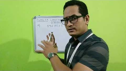 Large numbers, Class 5A, 22nd June 2020@SFSNARENGI