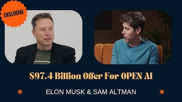 Elon Musk Makes a $97.4 Billion Bid for Control of OpenAI