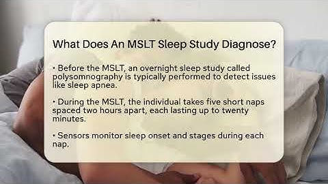 What Does An MSLT Sleep Study Diagnose? - Sleep Apnea Support Network