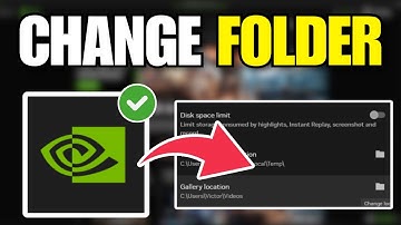 How To Change Location Of ShadowPlay Saved Recordings