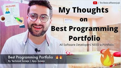 My Thoughts on Best Programming Portfolio  - All Software Developers NEED a Portfolio  🔥🔥