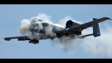 Awesome A-10 Thunderbolt II BRRRT Compilation