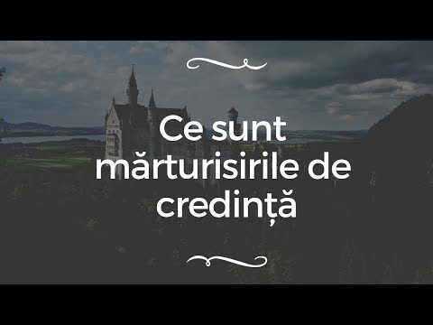 Video: Ce înseamnă a nu mărturisi?