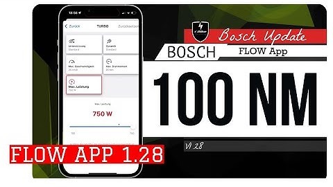 07.2025 UPDATE : 📲 Bosch Flow APP 1.28 | JETZT 100Nm ⚡️auf´s eBike aufspielen !