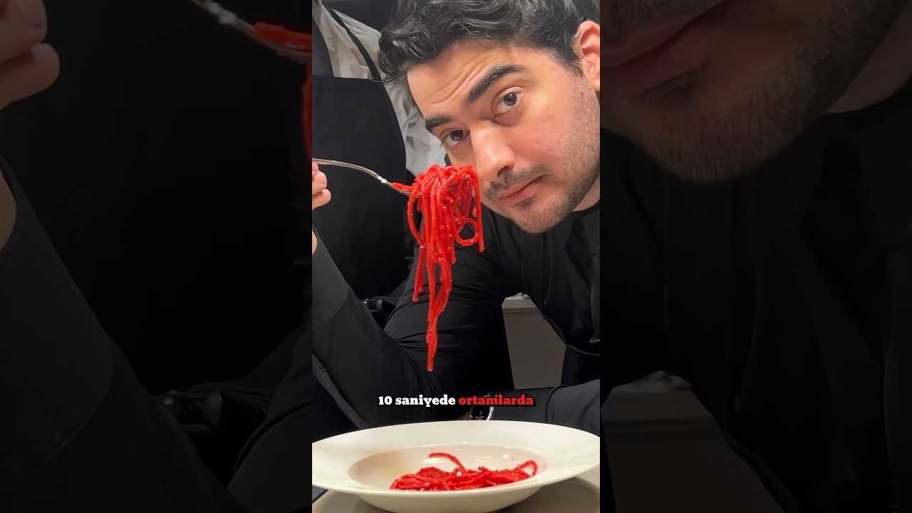10 Saniyede Parmesanlı Pancarlı Makarna ???? #shortsviral #pratiktarifler #yemektarifleri #food