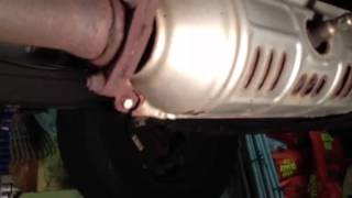 2009 honda crv was rattling and noisy while idling. dealership told me
the rattle from a loose heat shield on catalytic converter. they
wanted $32 fo...