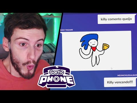 Jogando Gartic Phone com os inscritos do Youtube