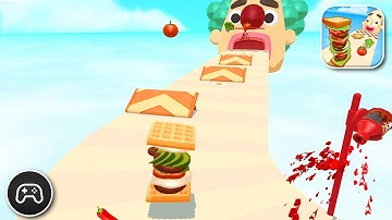 Sandwich Runner - Gameplay Walkthrough Part 145 - Puzzle Game Levels To Play (iOS, Android)