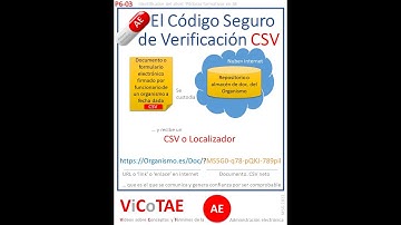#Shorts P6 03 El código Seguro de Verificación, CSV o localizador