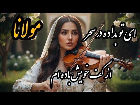 ای تو بداده در سحر از کف خویش باده ام نغمه عشق