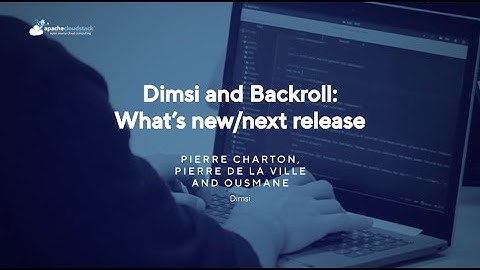 Dimsi and Backroll: What’s new/next release - CloudStack European User Group 2023
