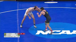 Evan Wick DEC. Cameron Amine 3rd Place Match | 2022 NCAA Wrestling Championshis 165 lbs