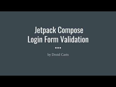 Jetpack Compose - Login Form Validation (Build a Login Screen Part 2)
