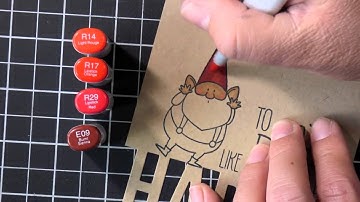 Coloring on Kraft with Copic Markers