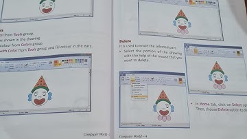 computer class 4th chapter 4 working in MS paint question and answers