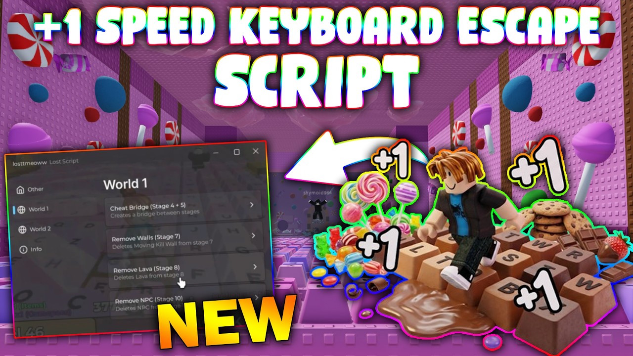 *NEW* +1 Speed Keyboard Escape Script (PASTEBIN 2026) ( OP OP OP SCRIPT ...