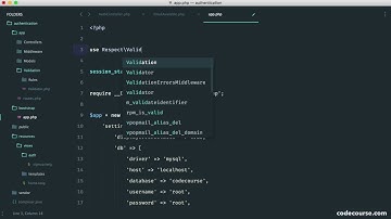 Authentication with Slim 3: Custom validation rules (14/29)