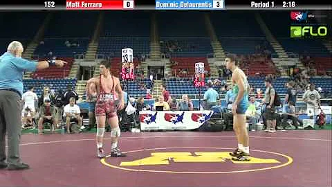 Cadet 152 - Matt Ferraro (Illinois) vs. Dominic De...