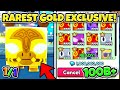 Insane offers on the rarest golden exclusive in pet simulator 99