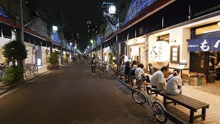 4K・ 【4K】Walking at Tsukiji and Tsukishima at night