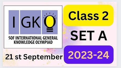 #favfive | SOF IGKO Class 2 2023-2024 Set A | #igko | #olympiadpreparation |  #Olympiad | #class2
