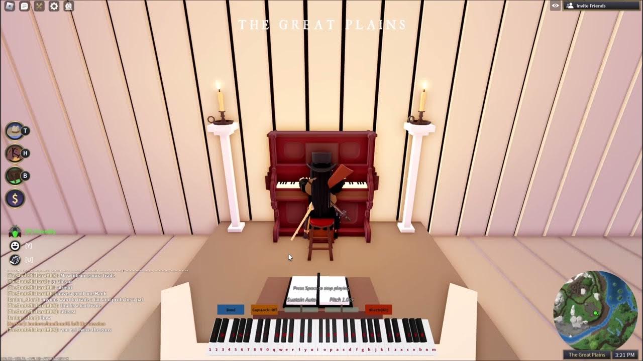 Playing Toccata and Fugue Dm on The Wild West (Roblox) - YouTube