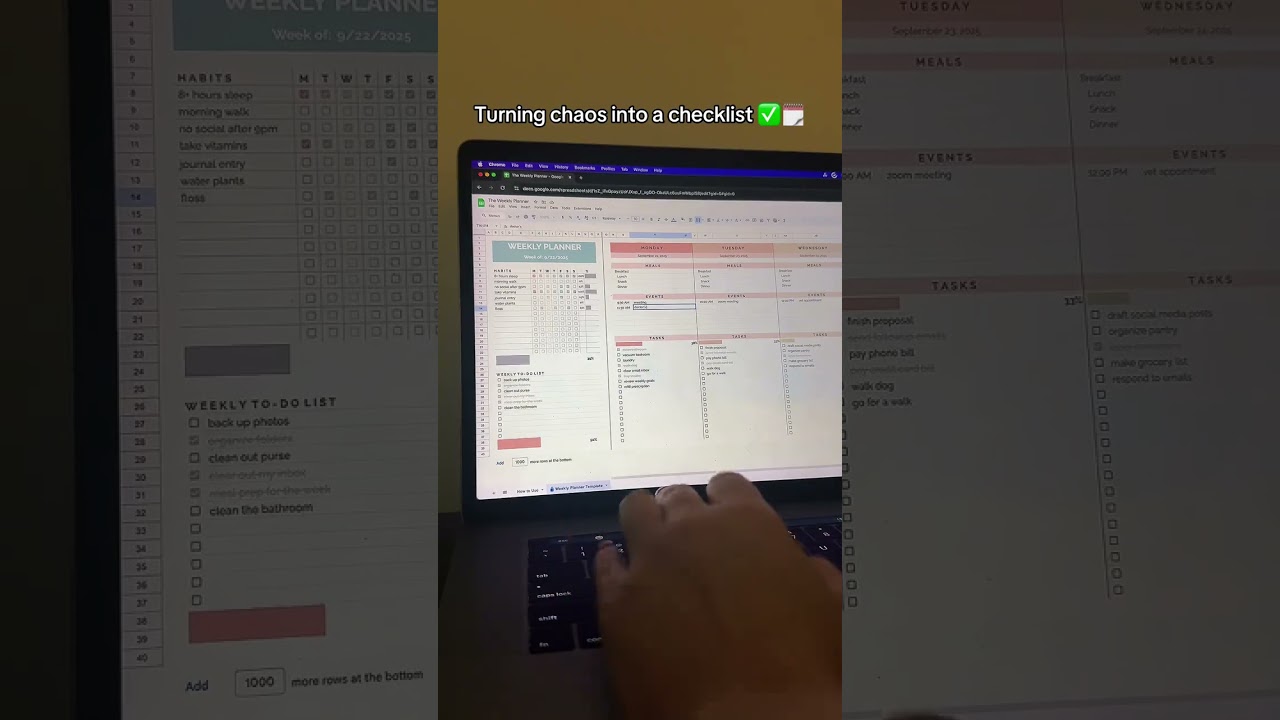 The best feeling is checking it all off 💫 