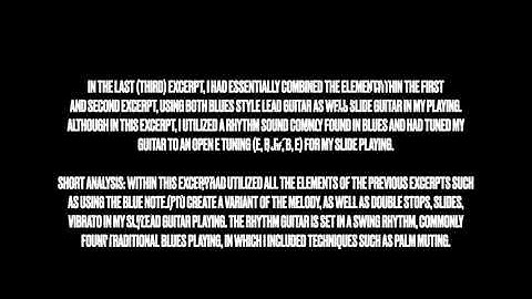 IBDP Music Experimenting performance guitar 