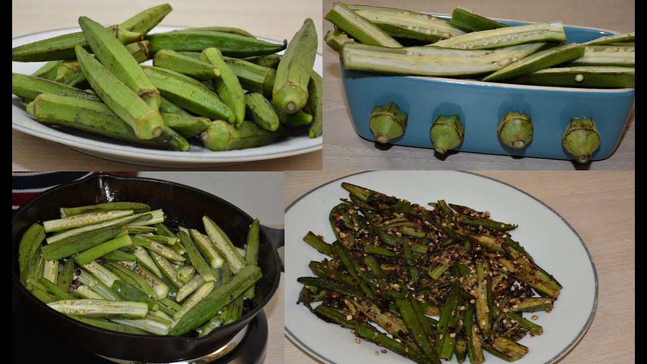Vendakkai Poriyal in Tamil Okra Fry recipe Lady's Finger Fry Recipe