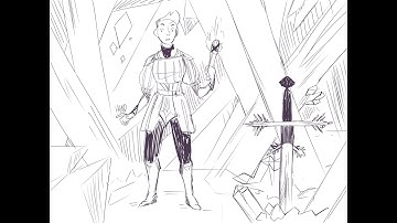 Swordtember 2022 - Day 1: Crystal ||| Speed paint + Ramble