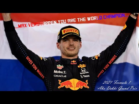 ?MAX VERSTAPPEN you are the WORLD CHAMPION!!!?