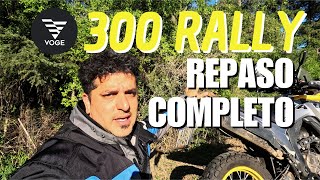 Voge 300 RALLY  Así quedo después de MAR y SIERRAS  RESUMEN FINAL