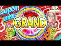 We got the grand  massive jackpot handpay biggest grand we won on youtube super link wheel mania