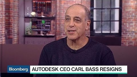 Autodesk CEO Carl Bass Stepping Down