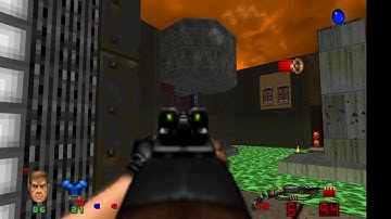 Level 17: Tenements (Doom 2) Black Metal Difficulty, Brutal Doom V21, 100% complete