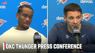 OKC Thunder’s SGA & Mark Daigneault on fatigue of the start to the season 🫩 | NBA on ESPN screenshot 1