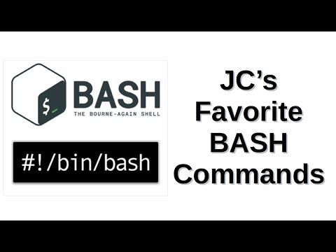 JC's Favorite BASH Commands