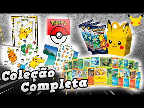 Complete Pokémon 25th Anniversary McDonald's Collection - All