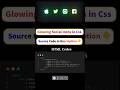 Glowing Social Icons | How to make glowing Social Icons Using Html css #html5 #css3 #javascript