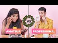 Amateur Vs Expert Christmas Makeup Challenge | BuzzFeed India