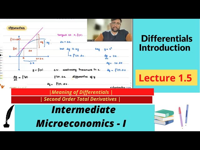 Differentials | Meaning | Total Derivatives | Second Order Derivative | 1.5 |