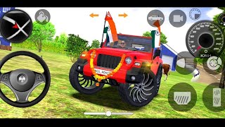 Modified Mahindra Thar😈Games:Indian Green Thar (Gadi Wala Games) Car Game Android Game