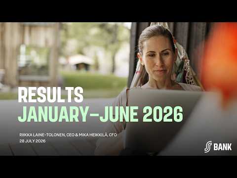 S-Bank's January-June 2026 Results Webcast | S-Pankki