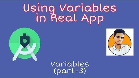 Variables in java - basic java for android studio (part-3) #basicjavaforandroid #basicjavainhindi