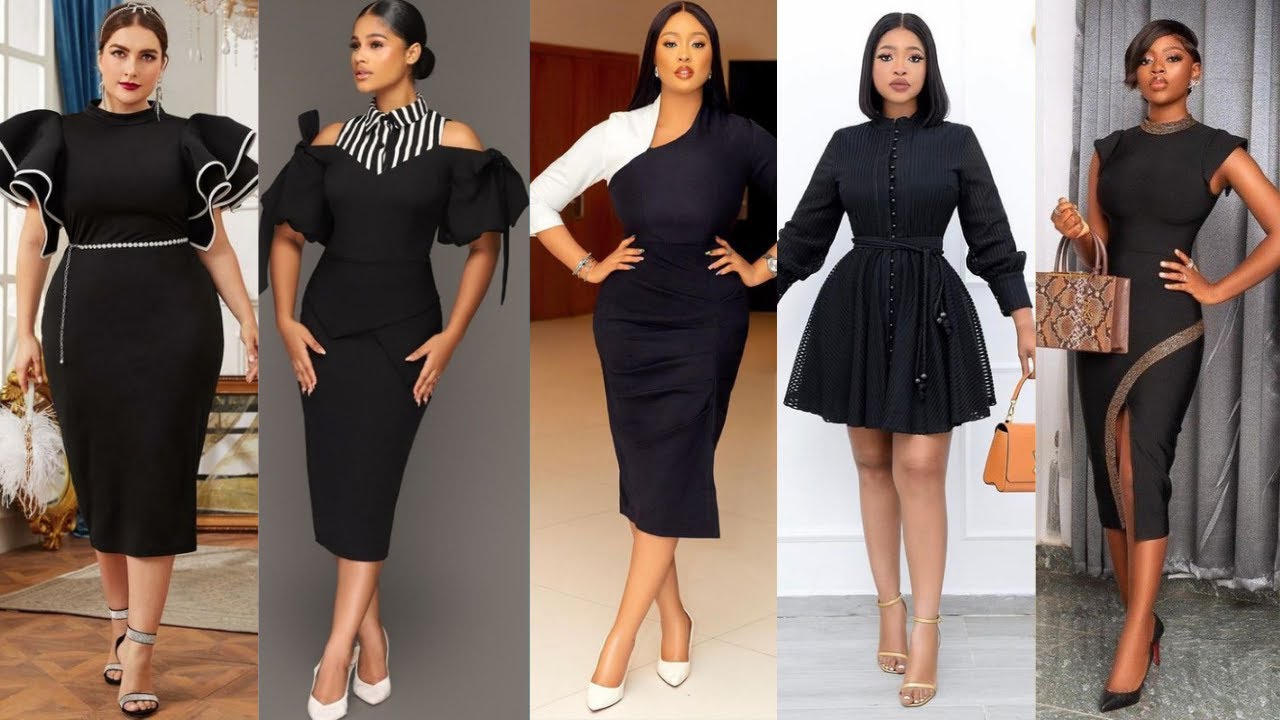 😋😋All Black Work Outfit Ideas Office Wear For Ladies Corporate Work