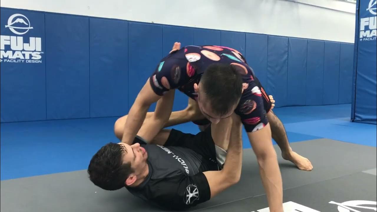 Learn BJJ submission grappling drills butter fly guard to elevation helicopter armbar UFC FIGHT