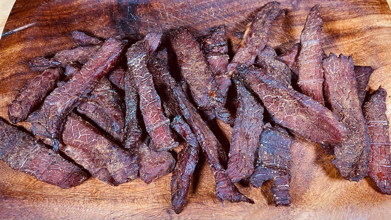 Carne seca estilo teriyaki  Teriyaki beef jerky 